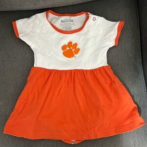 Clemson baby girls dress